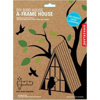 Coffret DIY Nichoir à Oiseaux Triangulaire avec Matériaux Écologiques