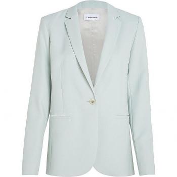 CALVIN KLEIN Damen Blazer Essential K20K206477 Hellblau Regular Fit 34