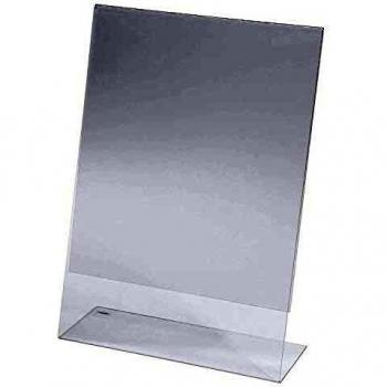 Sigel TA210 Porta-brochure da tavolo, formato A4, trasparente, 1 pz