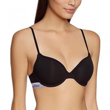 Calvin Klein Damen BH Modern T-Shirt Bra mit Bügel, Schwarz (Black), 70A