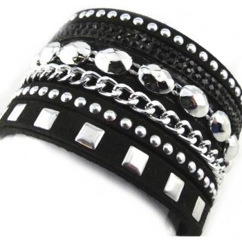 N1609 Scarlett Black Silver Wristpiece – Les Treasures de Lily