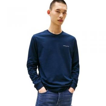 Slim Hartlogo Langmouwen Top Tommy Hilfiger Heren