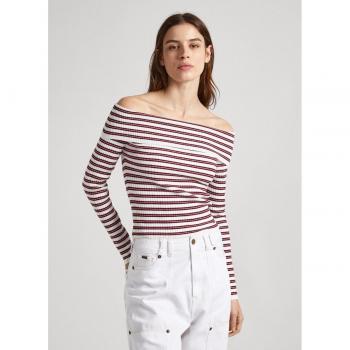Top Estilo Danna Blanca con Detalle de Rayas – Pepe Jeans