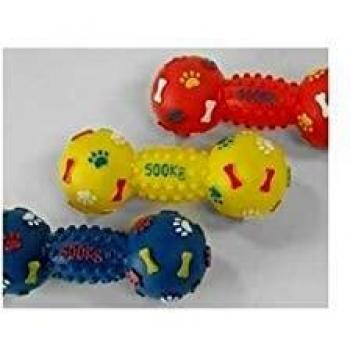 Kerbl Mini Vinyl Dumbbell Toy