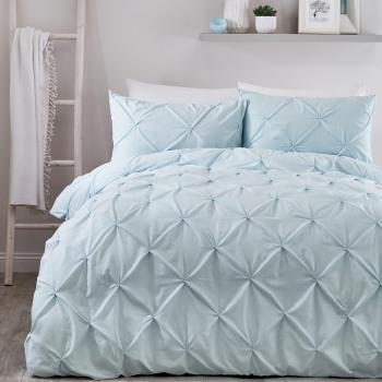 Serene Lara Duvet Cover & Pillowcase Set White