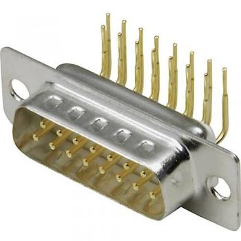TRU 1579048 D‑SUB Stiftleisten-Set, 15‑Punkte, gelötet – Einzelstück
