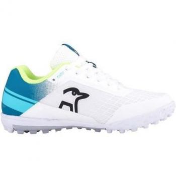 Kookaburra Children's/Kids KC 5.0 Rubber Cricket Shoes 4 UK White/Teal