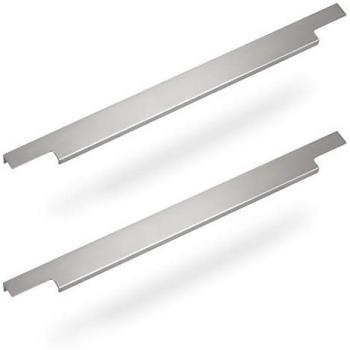 SOTECH Alu‑Chromé Mat Poignée BLANKETT Slim 145 mm – Deux pièces