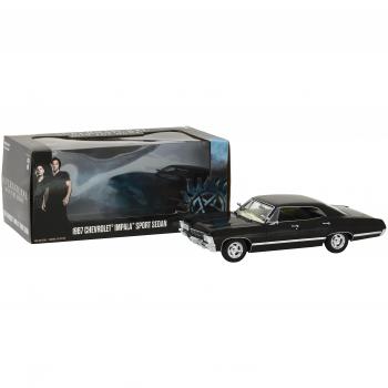 Chevrolet Impala 1967 Supernatural 1/24 Maßstab – Modellauto Greenlight 84032 – Schwarz