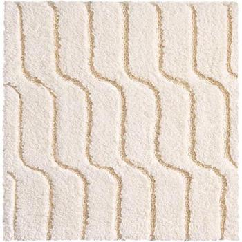 Grund Badematte »Vogue«, rutschhemmend beschichtet, fußbodenheizungsgeeignet, dichter Flor, Hoch-Tief-Effekt, Wellen-Design