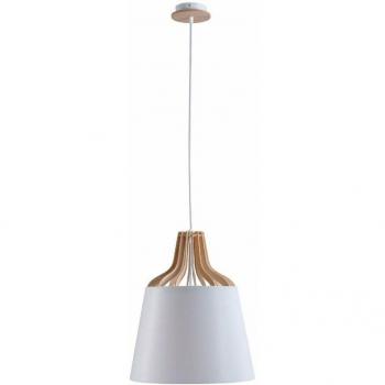 Ivone Crystal Dome Ceiling Light, White, 38 cm, One E27 Bulb