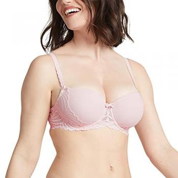 Soutien-gorge emboitant armatures Élégance Rose