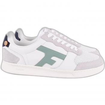 Faguo Leather Trainers in Hazel Suede