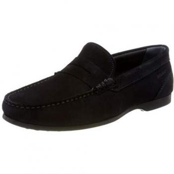 Mocassino Suede Blu Uomo Byron