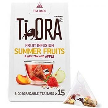 Sommerfrucht‑Tee Ti‑Ora – 4er Set, 15 Teebeutel pro Pack
