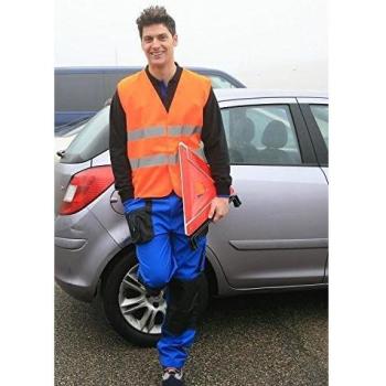 Chaleco alta visibilidad con naranja T/XL
