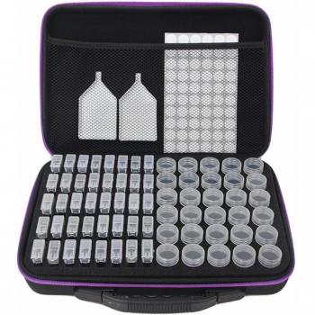 Contenedor de accesorios para bordado de diamantes