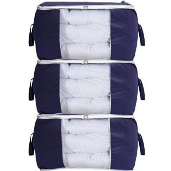 GVTECH Under Bed Storage Bag for Comforters and Blankets
