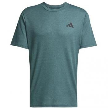 ADIDAS Performance Maglia Funzionale Train Essentials FeelReady Novelty Verde Scuro/Nero