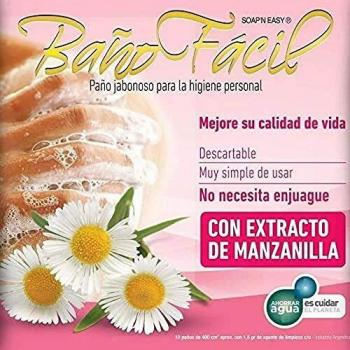 Baño Fácil Toallitas Manzanilla 10 u