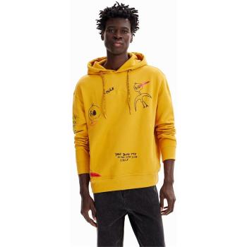 Cappuccio Cotton Pappagallo Desigual XL Giallo
