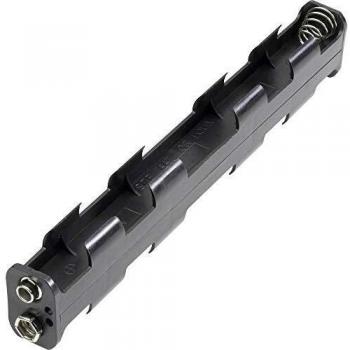 Support de Pile 6X LR6 (AA) avec raccordement 9V
