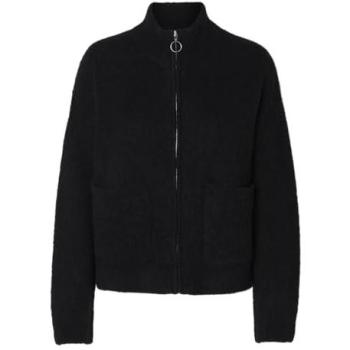 Maglione a Manica Lunga con Zip Nero XL