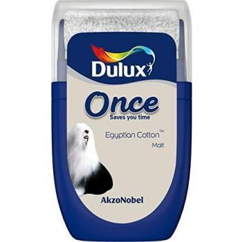 Dulux Once Paint Tester Egyptian Cotton 30ml