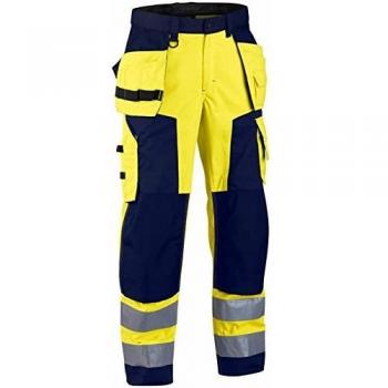 Pantaloni Lavorativo Artigianale 1568 Giallo/Navy FR42 SE(C48)