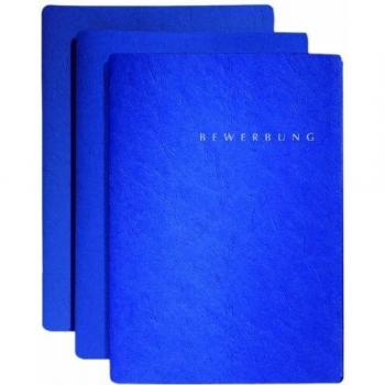 Set de Candidature Pagna 22028-02 – Bleu, 3 Pochettes, 2 Baguettes, 3 Pochettes d'Expédition