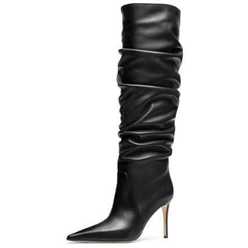 Chaussures femme Michael Kors : botte noire à talon d’aube