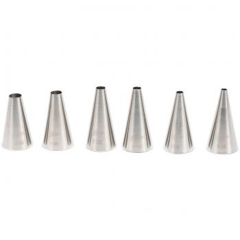 Yourstockshop RVS Spuitmondjes 6 delig