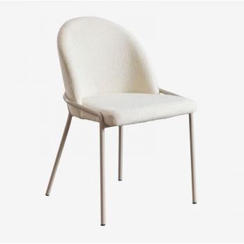 Set de 4 fauteuils de salle à manger Grolet, coussin intégré