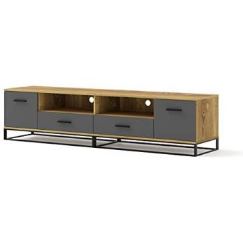 Arsen 2D2S TV Stand 190 cm Rovere Fumé