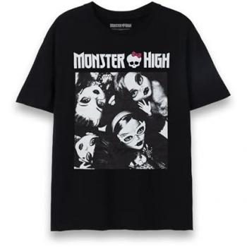 Monster High Short‑Sleeved Tee – Women, Black, Size XL