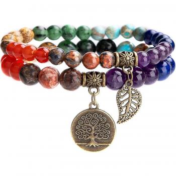 Pulsera de Chakra para Mujeres Wjiaer