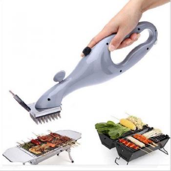 Cepillo de Barbacoa de Acero Inoxidable con Accesorios de Limpieza