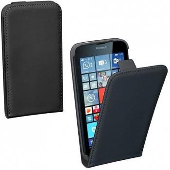 Schwarz: Pedea 10760069 Classic Hülle für Nokia Lumia 640