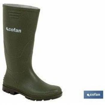 Botte de Travail Haute PVC Vert Taille 46