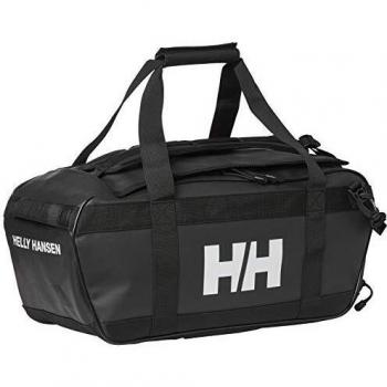 Helly Hansen Large Scout Duffel Bag for Travel, 90 Liter Volume, Black Color, Standard Variant