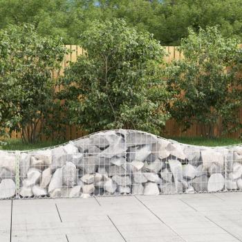 VidaXL Gabion Baskets 13 pcs 200x30x40/60 cm Galvanised Iron