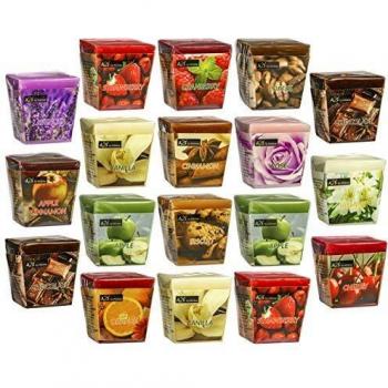 Candele Votive profumate Set di 18 profumi Puri Assortiti