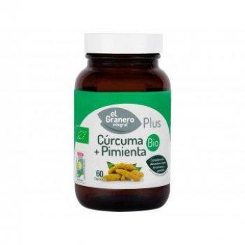CÚRCUMA + PIMIENTA BIO 430MG 60 CAPSULAS EL GRANERO