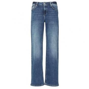 Stretch-Jeans im Weit-Leg Stil