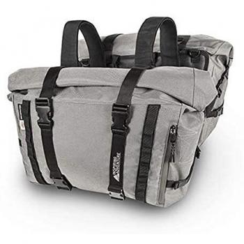 Grauer Seitenrucksack für Motorräder – Kappa RA316 25 l