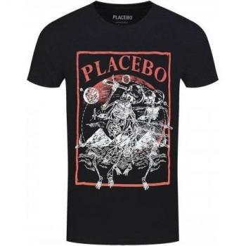 T-shirt Placebo Noir Unisexe XXL