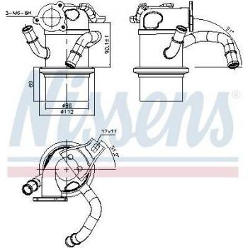 Refroidisseur EGR NISSENS 989315