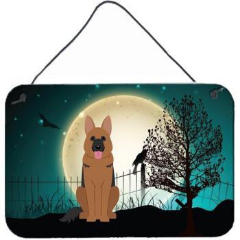 Gothic German Shepherd Halloween Print by Caroline