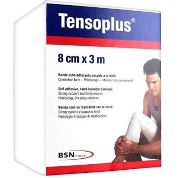 Essity Tensoplus Self-Adhesive Hand-Tearable Bandage 8cm x 3m