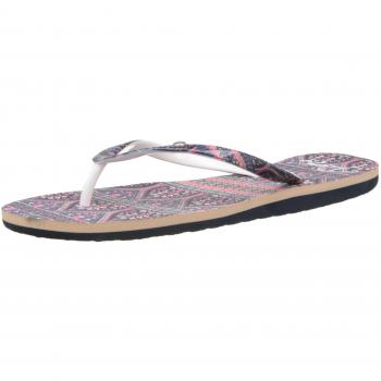 Roxy Portofino II, Sandalias de Mujer, Punta Descubierta, Azul